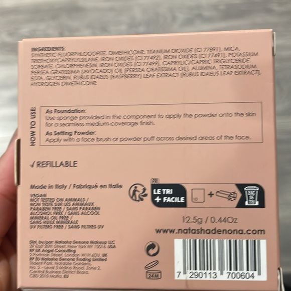 Natasha Denona Hy-Glam Powder Foundation Blurring FlexTech hybrid powder - Picture 2 of 5